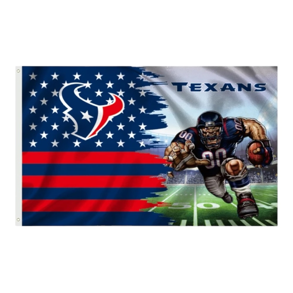 Texans 3x5 NFL sports fan flag